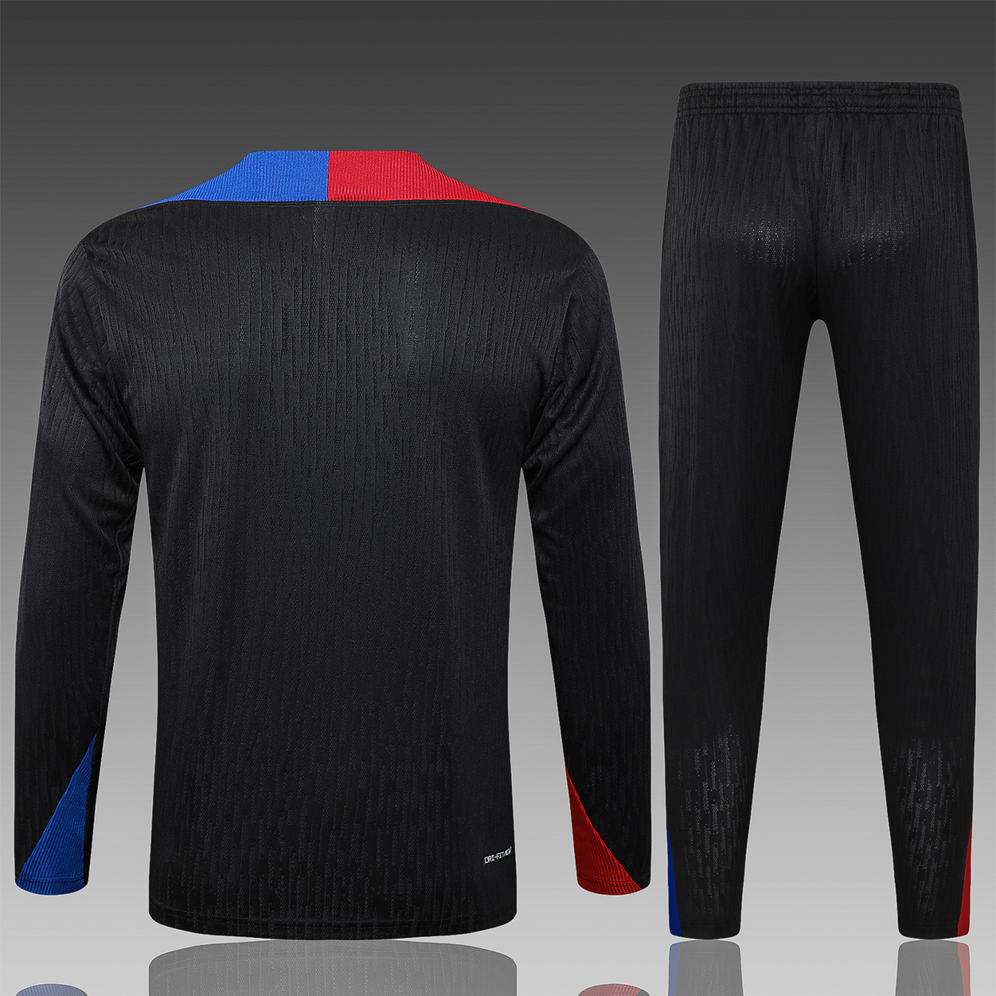 24/25 Barcelona black Half-Zip player version Jacket Suit