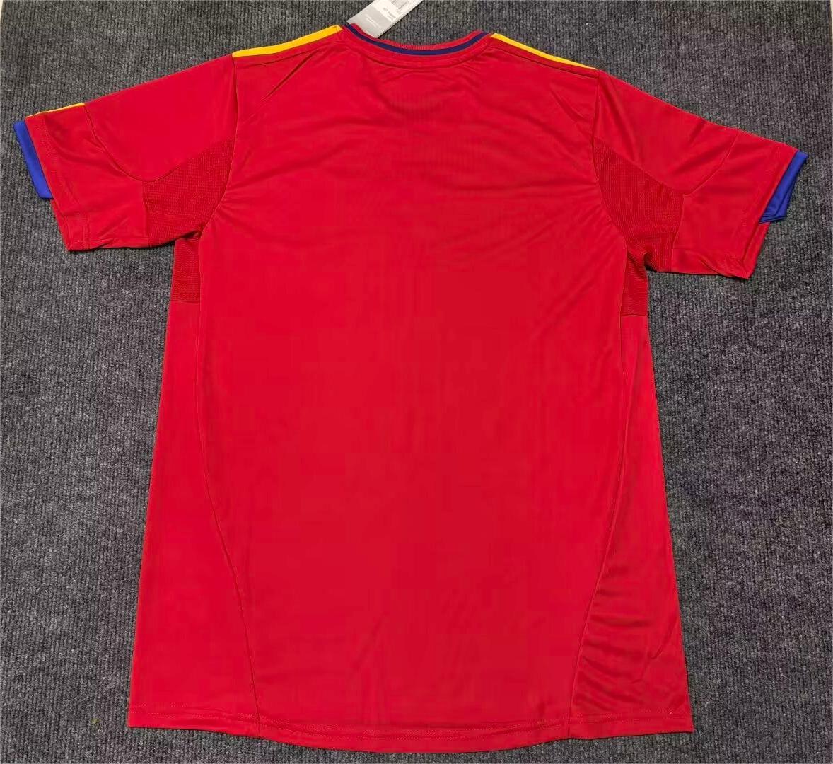 2010 Spain home retro version S-4XL