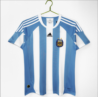 2010 Argentina home Retro version S-XXL