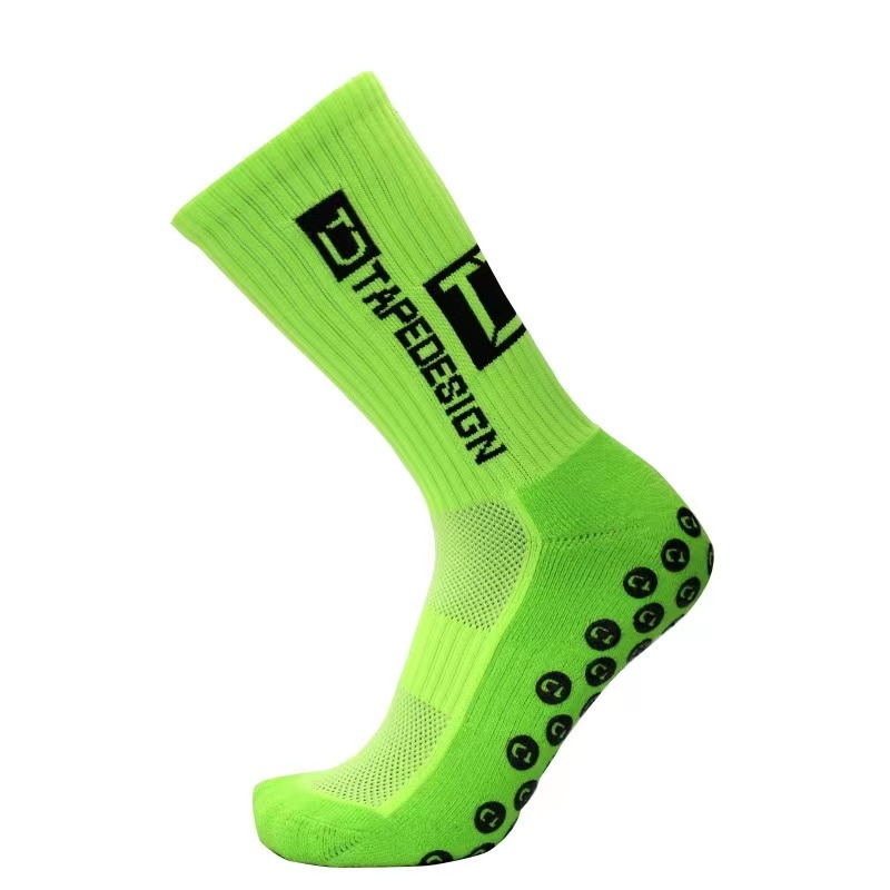 Anti-slip football socks