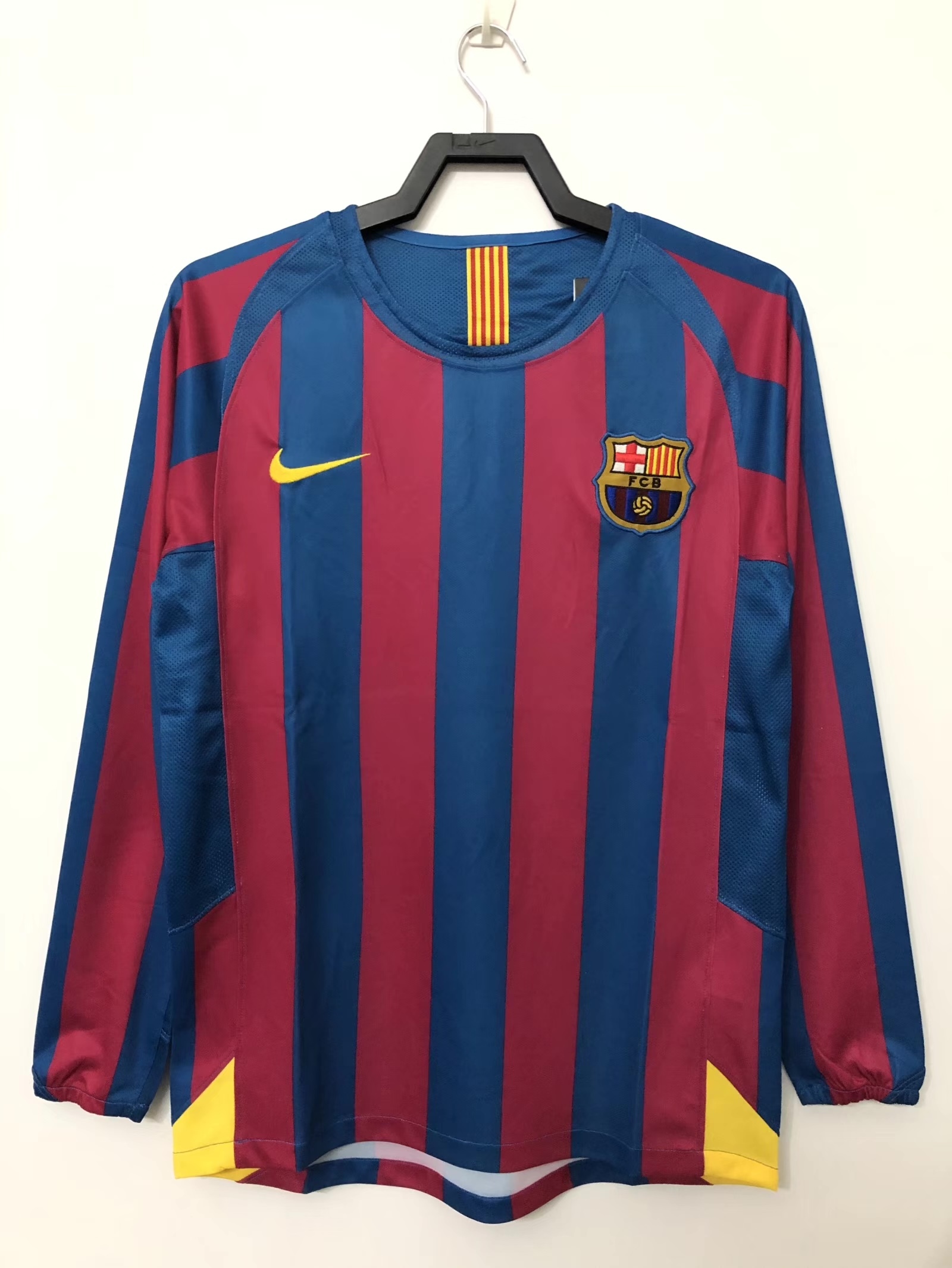 Retro long sleeves 2005/06 Barcelona LALIGA home S-XXL