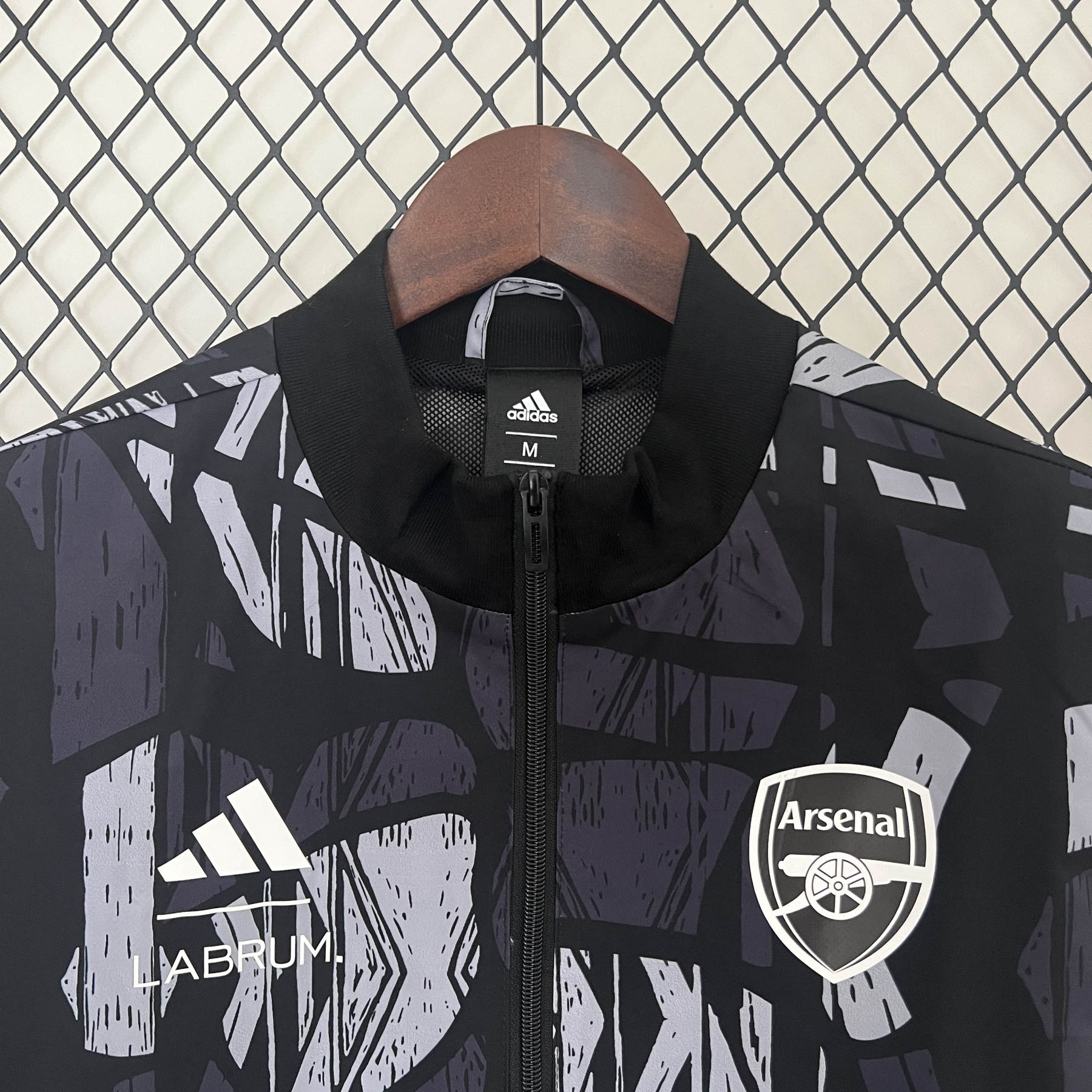 24/25 Arsenal black windbreaker S-XXL