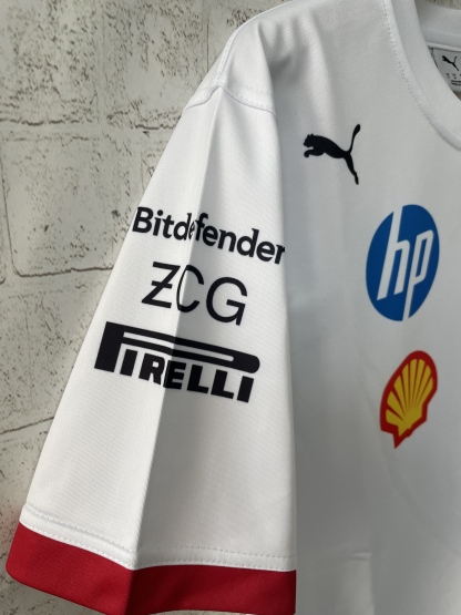 2025 Ferrari F1 white jersey