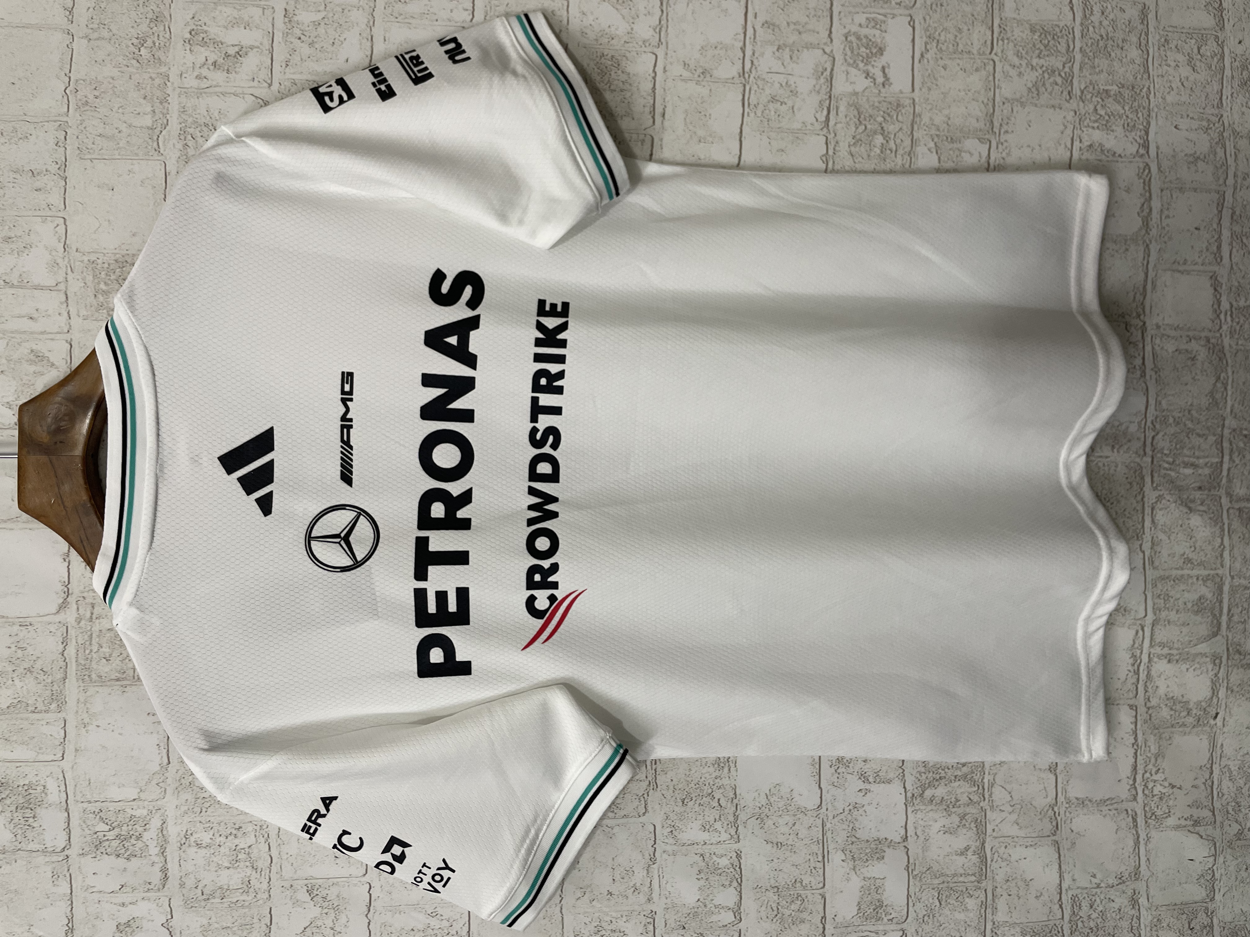 2025 Mercedes Benz F1 white jersey