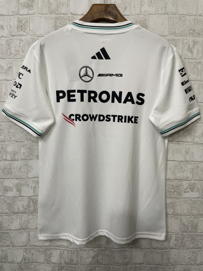 2025 Mercedes Benz F1 white jersey