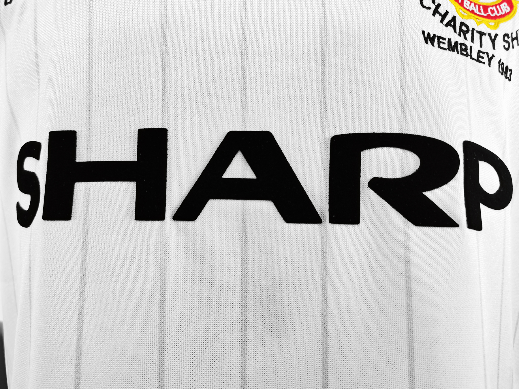 Retro 1983  Manchester United Home Soccer Jersey white S-2XL