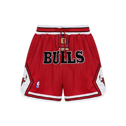 Chicago Bulls embroidered  basketball shorts