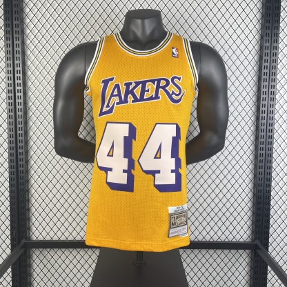 MN Heat Pressed Vintage Jersey: SW Lakers' 71/72 Season No.44 West