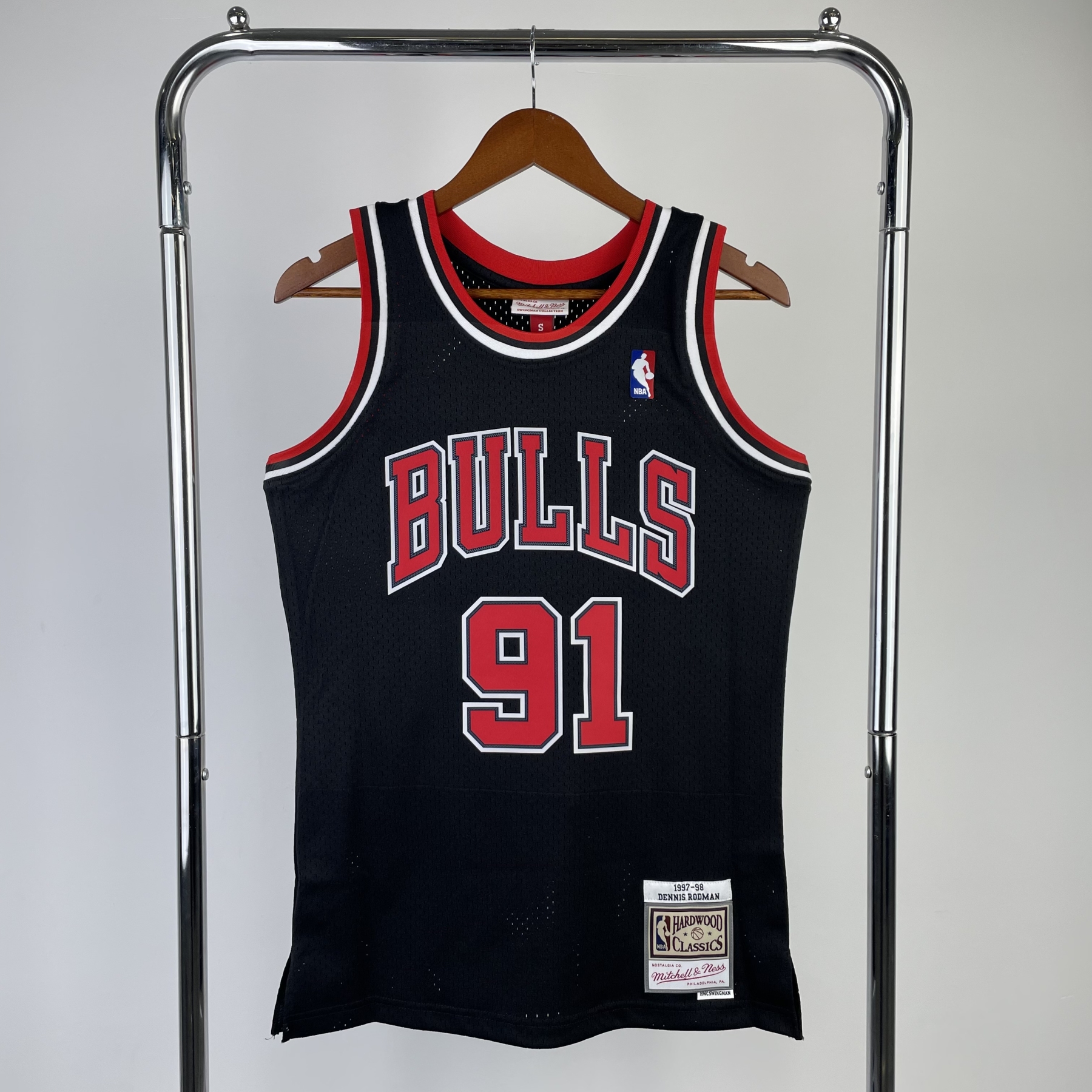 1998 retro Chicago Bulls Hot pressing S-XXL