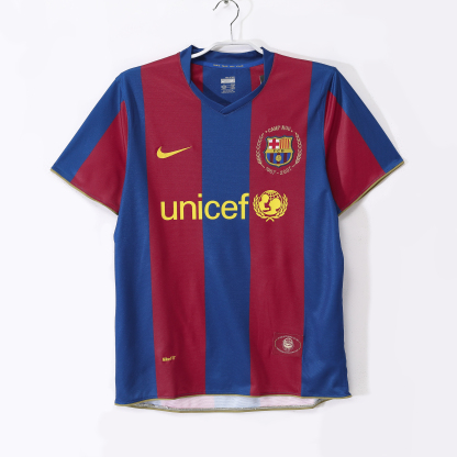 Retro 07/08 Barcelona Home Kit Size: S-XXL
