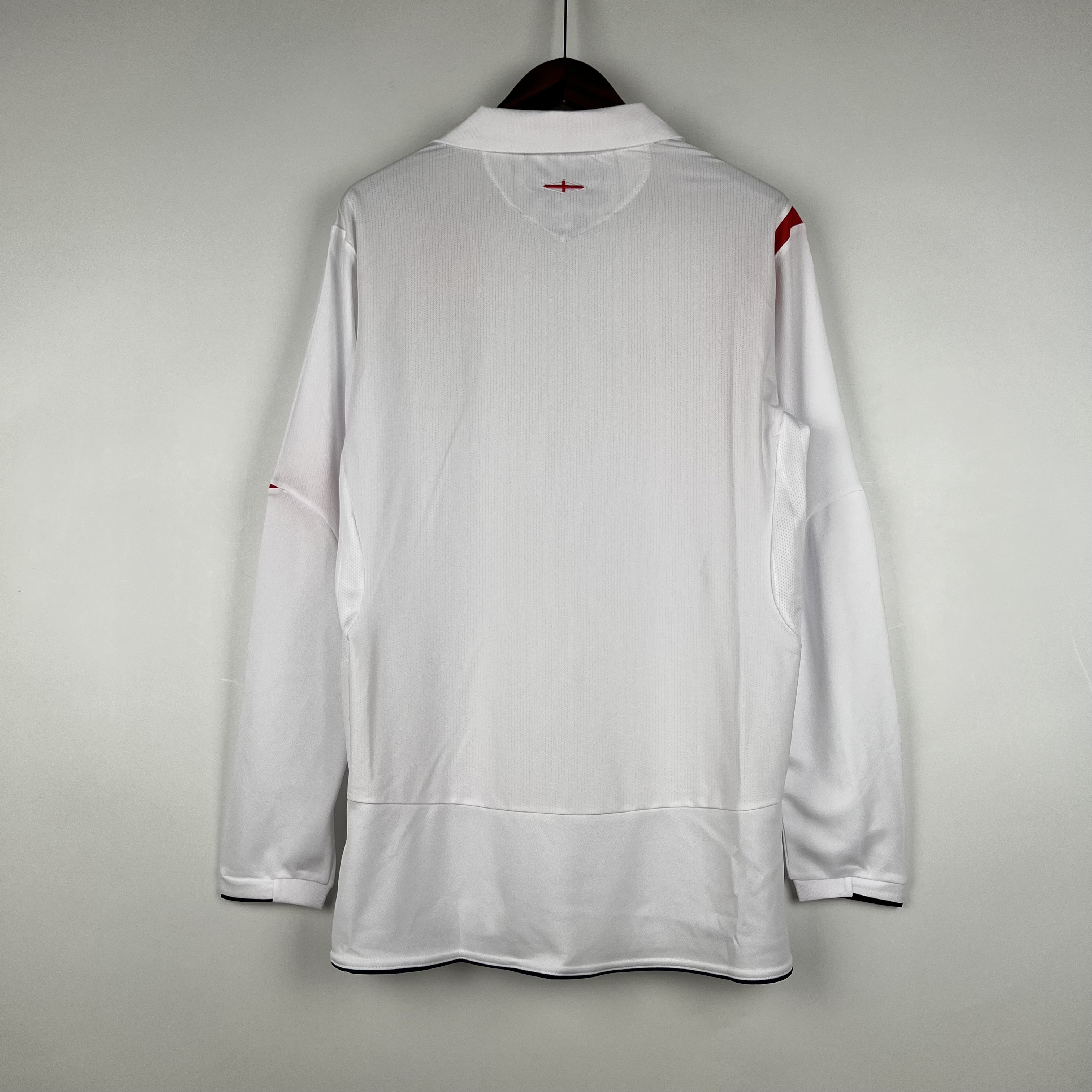Retro Long Sleeve England 2006 Home S-XXL