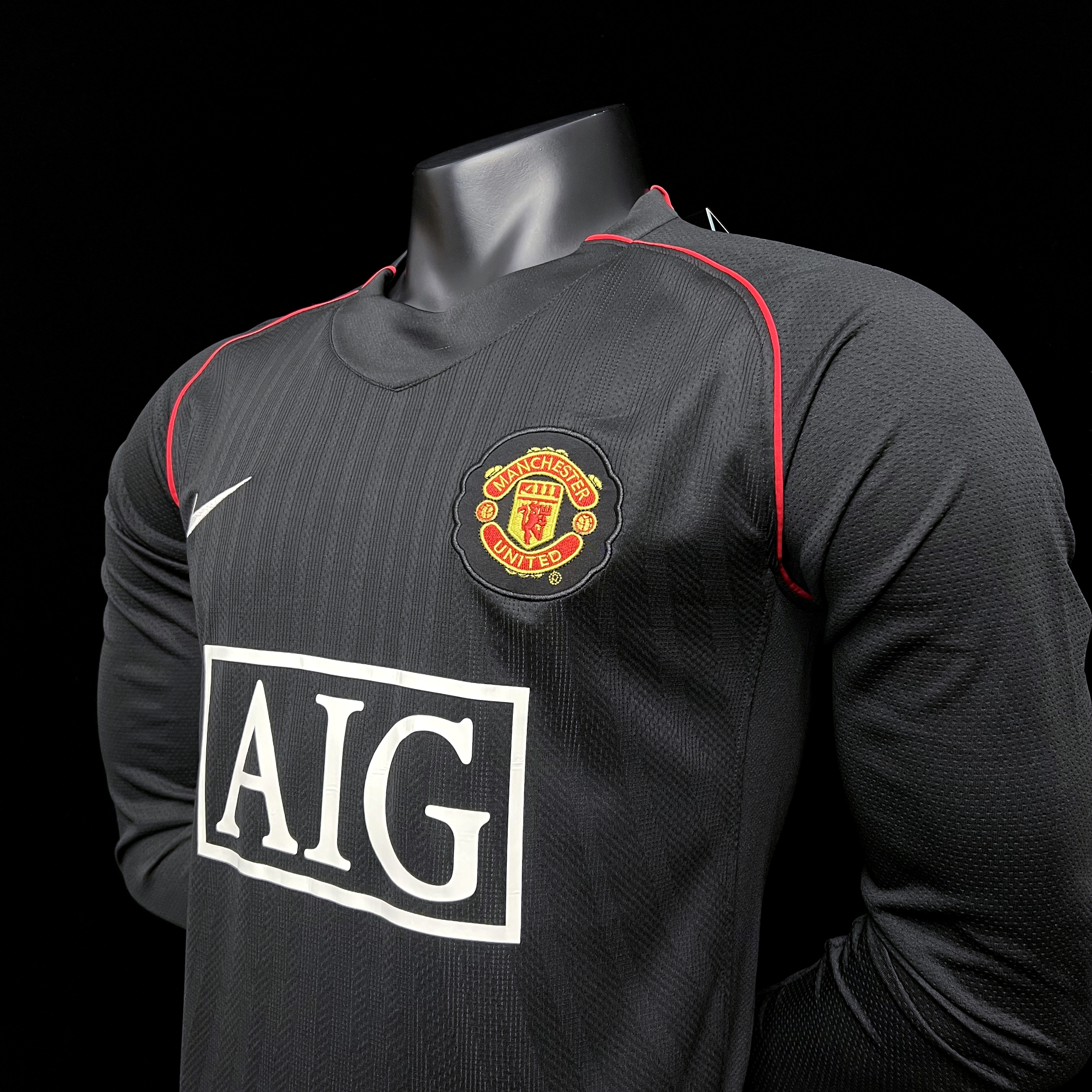 Retro 07/08 Manchester United Away long-sleeved S-XXL