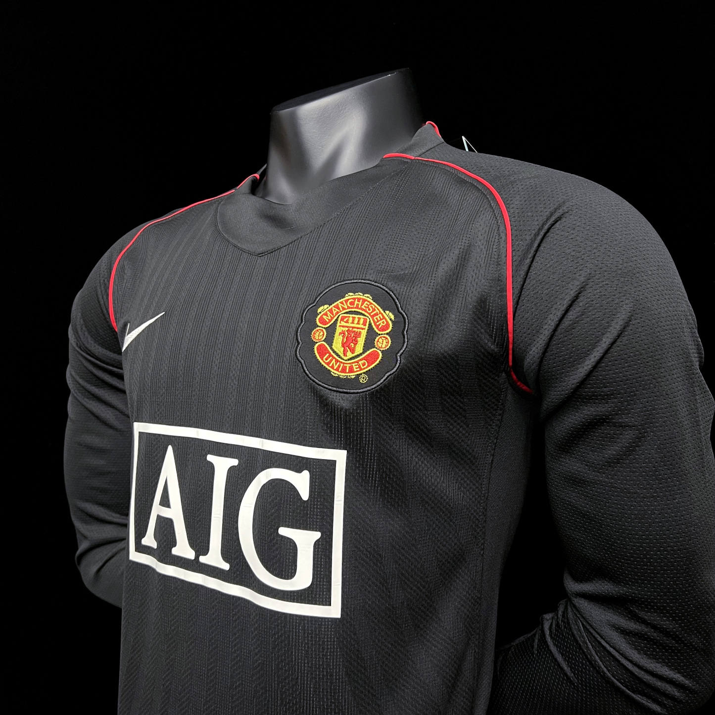 Retro 07/08 Manchester United Away long-sleeved S-XXL
