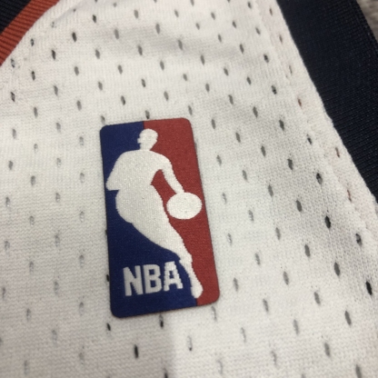 MN Heat Pressed Retro Jersey: SW Warriors 09/10 White No.30 Curry