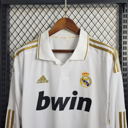 Retro Real Madrid 11/12 Long sleeve home S-XXL