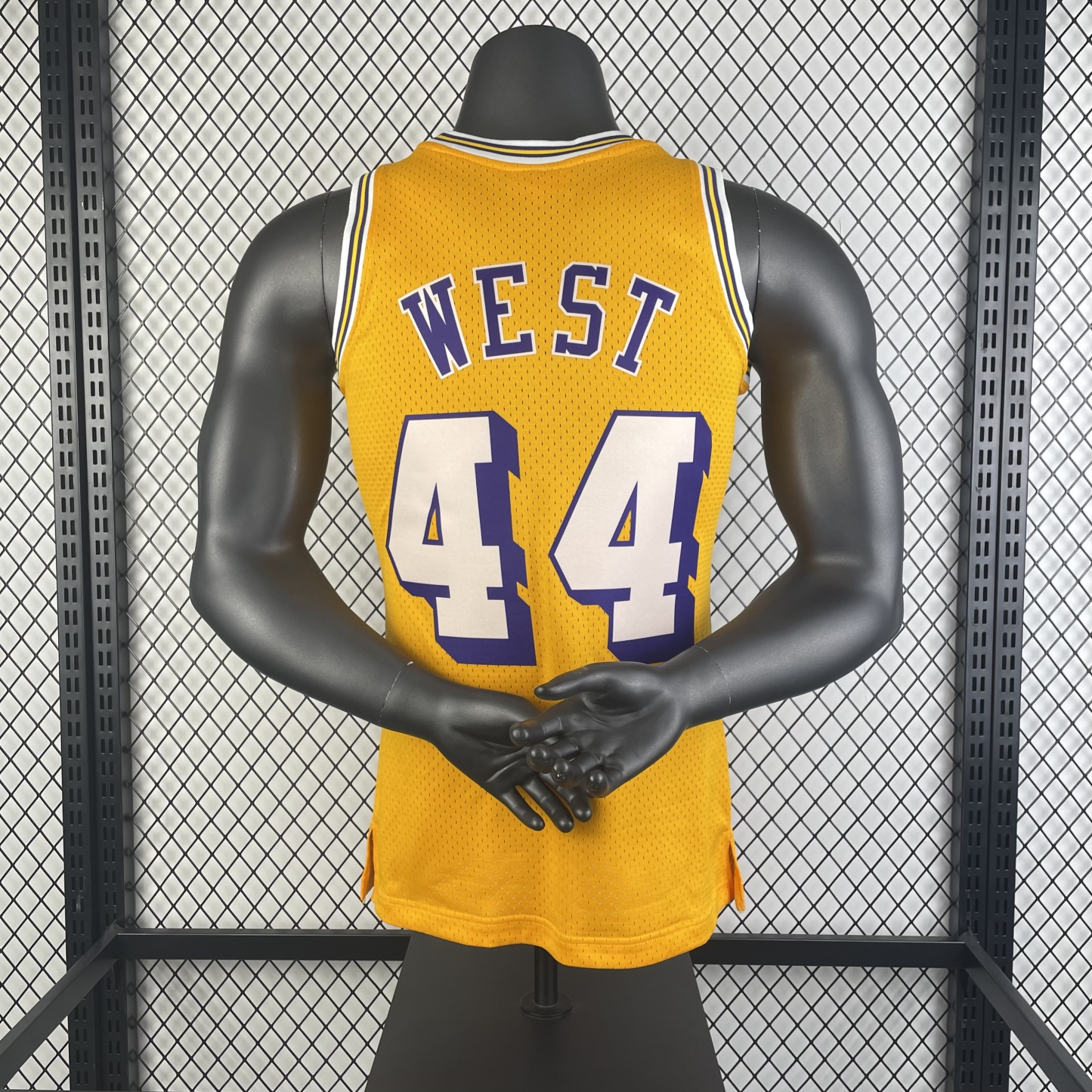 MN Heat Pressed Vintage Jersey: SW Lakers' 71/72 Season No.44 West