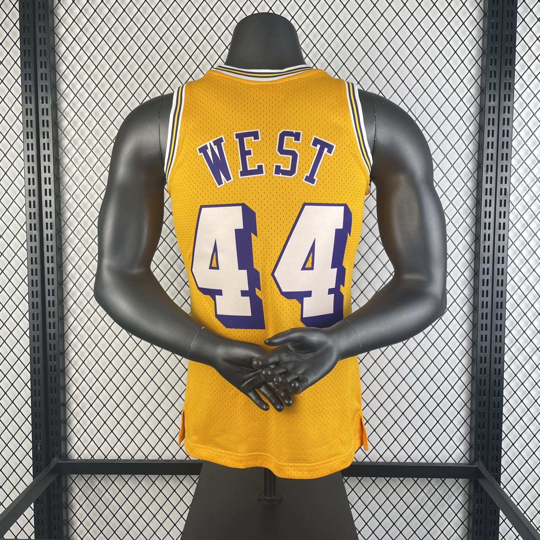 MN Heat Pressed Vintage Jersey: SW Lakers' 71/72 Season No.44 West