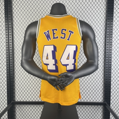 MN Heat Pressed Vintage Jersey: SW Lakers' 71/72 Season No.44 West