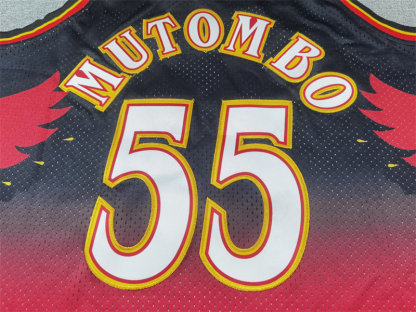 Retro Atlanta Hawks embroidery version S-XXL