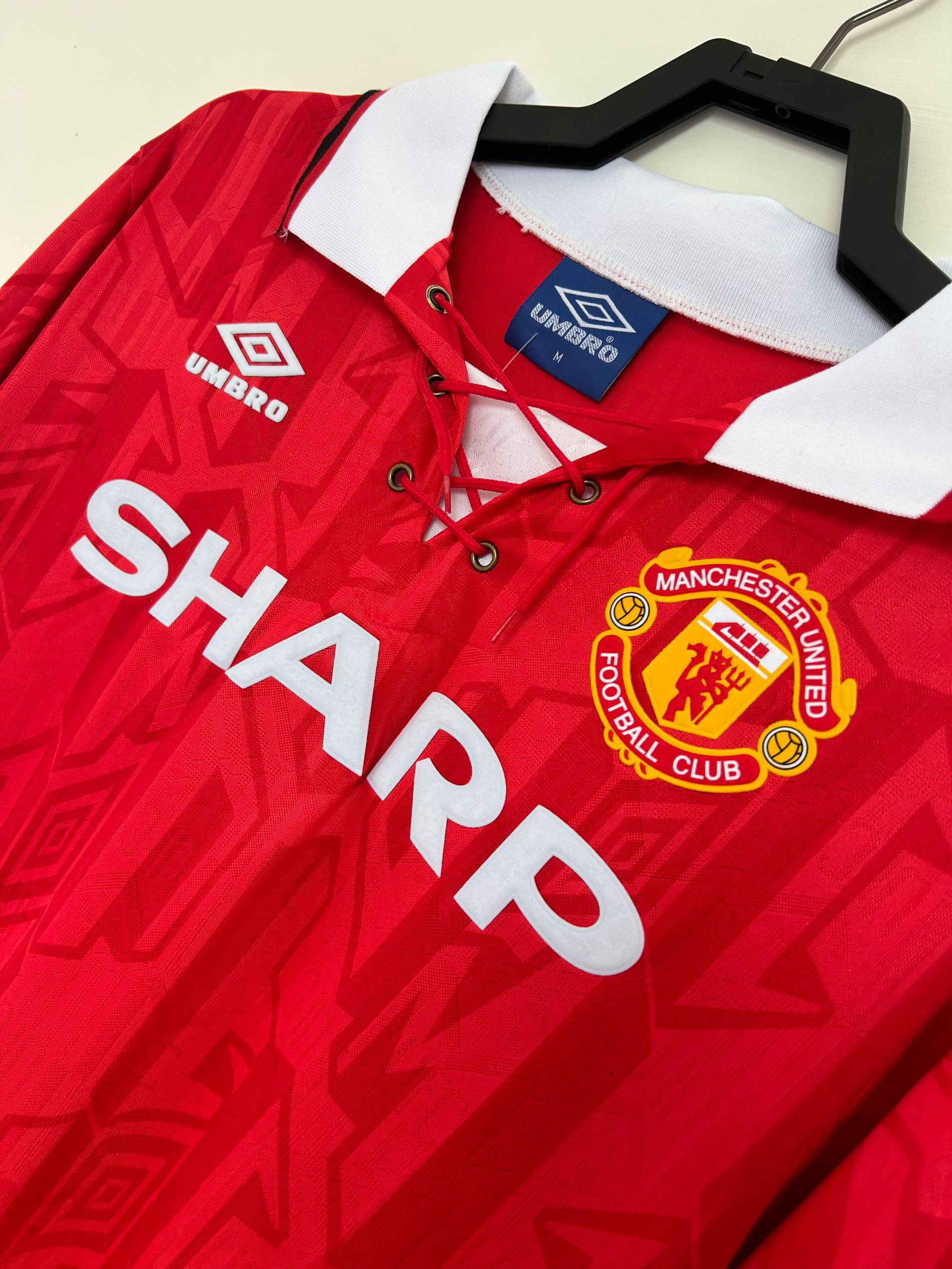 1992-93 Manchester United  Home Long Sleeve retro version S-XXL