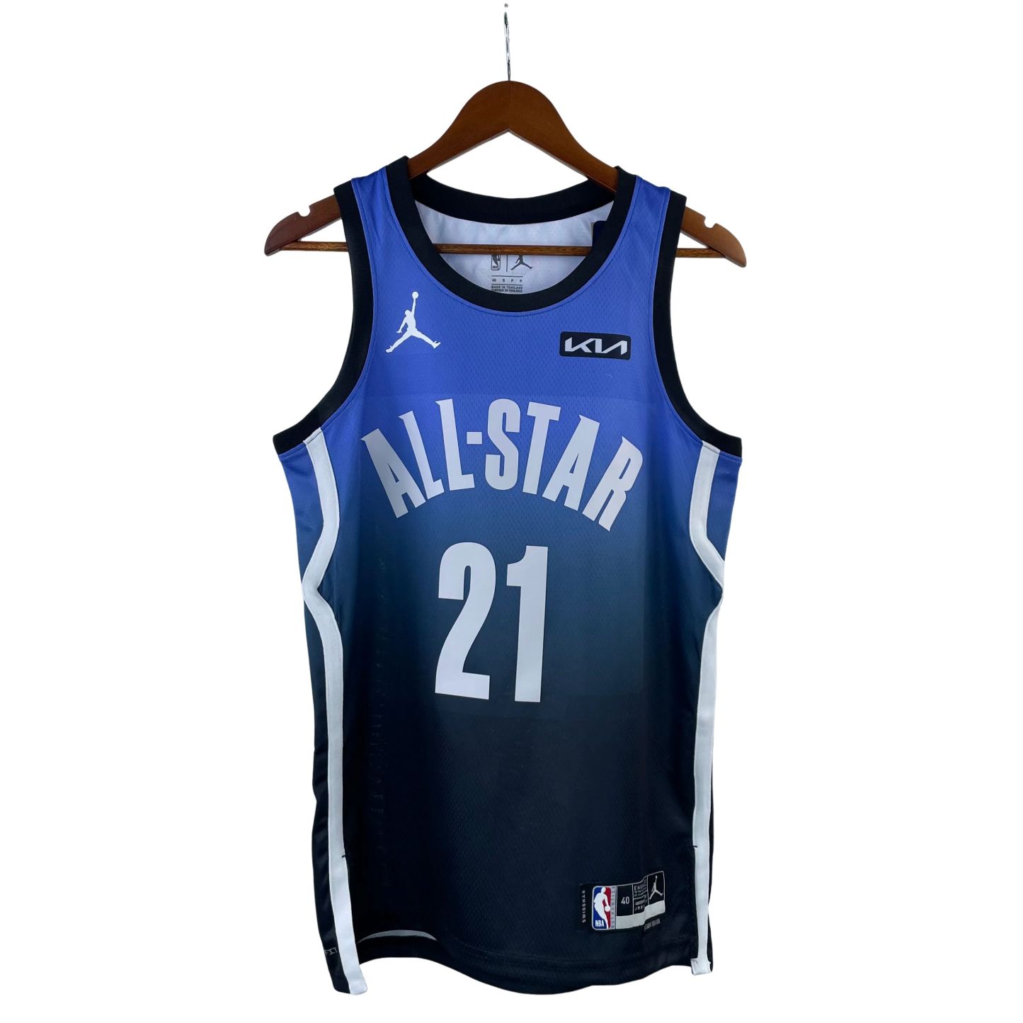 23赛季 全明星 蓝色 21号 恩比德S