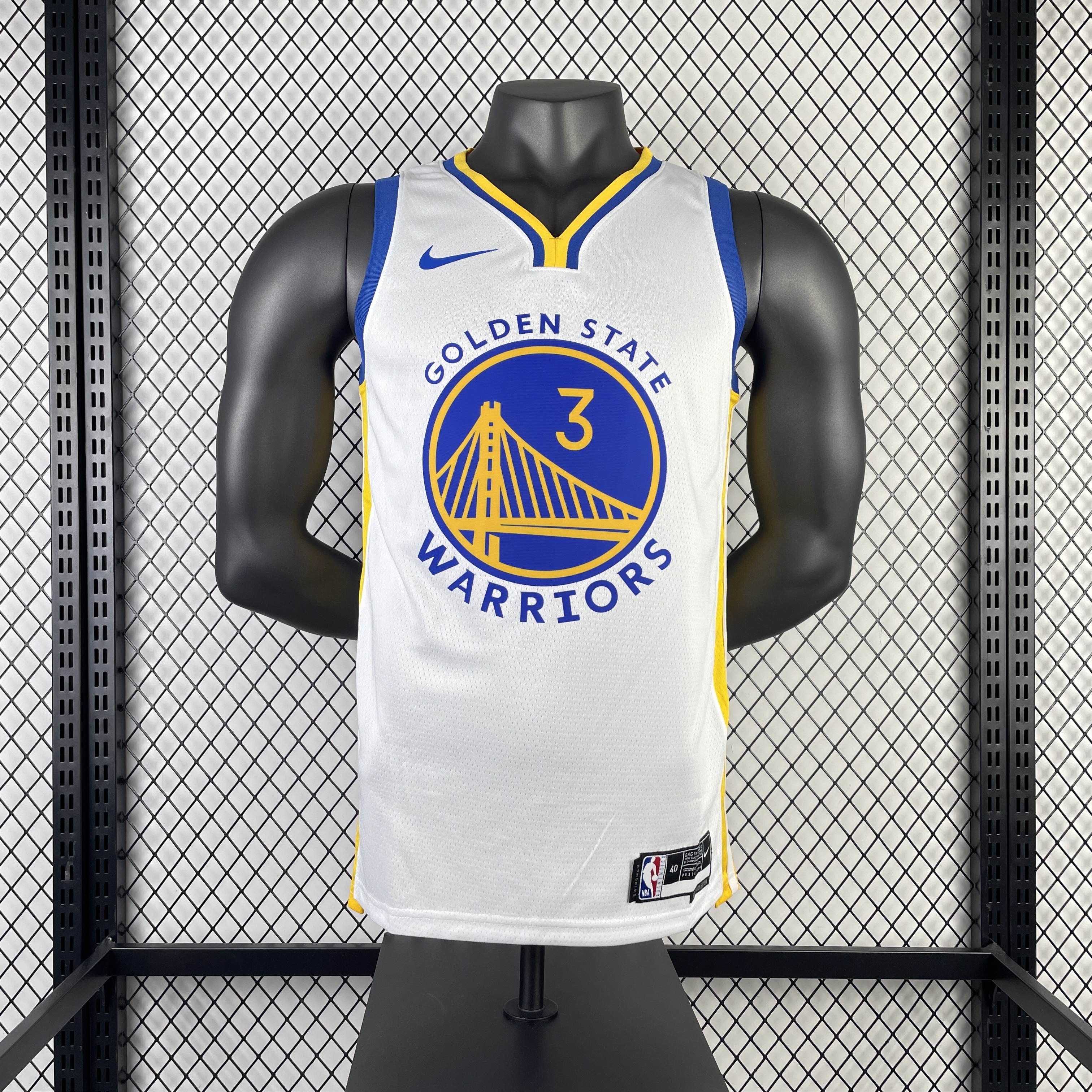 23 Season Warriors V-neck White No.3 Poole