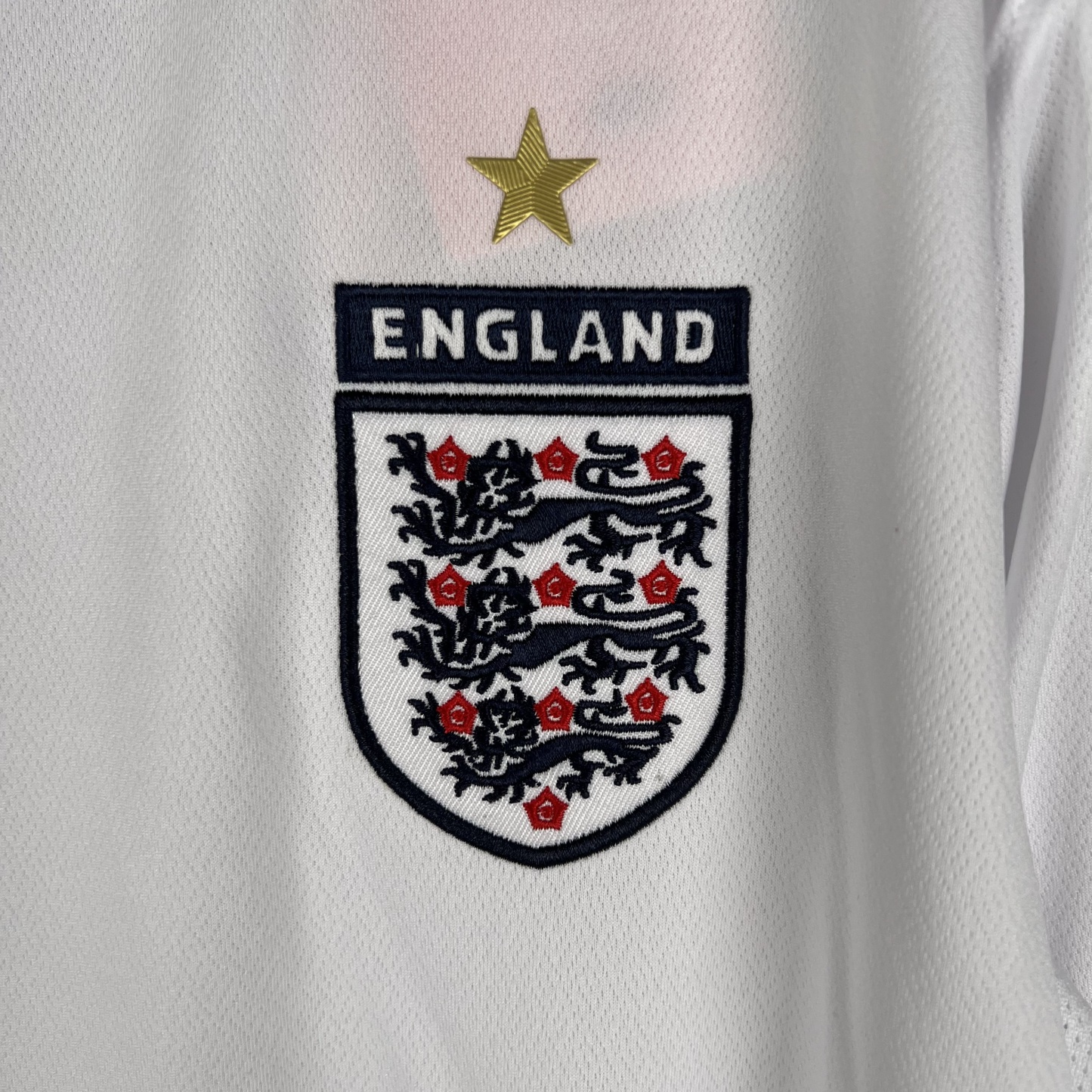 Retro Long Sleeve England 2006 Home S-XXL