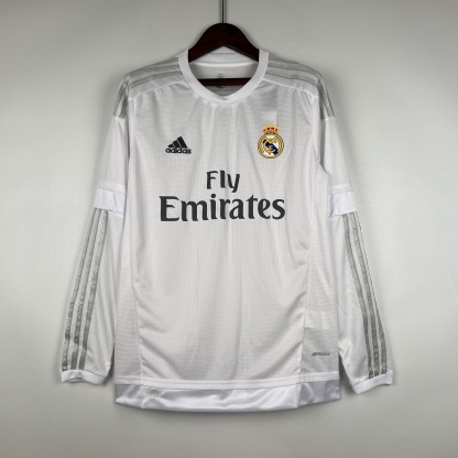 Retro Real Madrid 15/16 Long Sleeve Home S-XXL