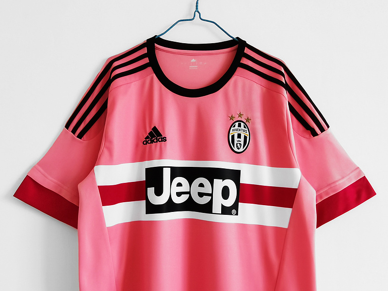 2015/16 Juventus away pink retro S~XXL