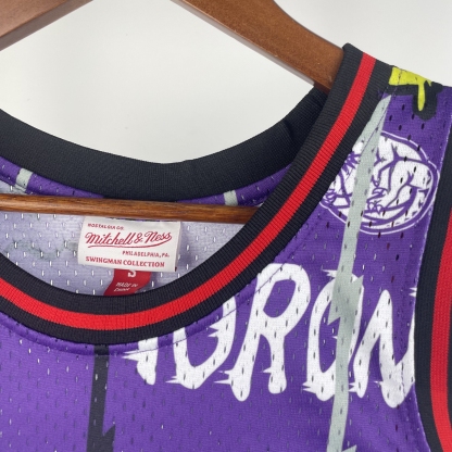 MN Heat Pressed Vintage Jersey: SW Raptors 98/99 Graffiti No.1 McGrady