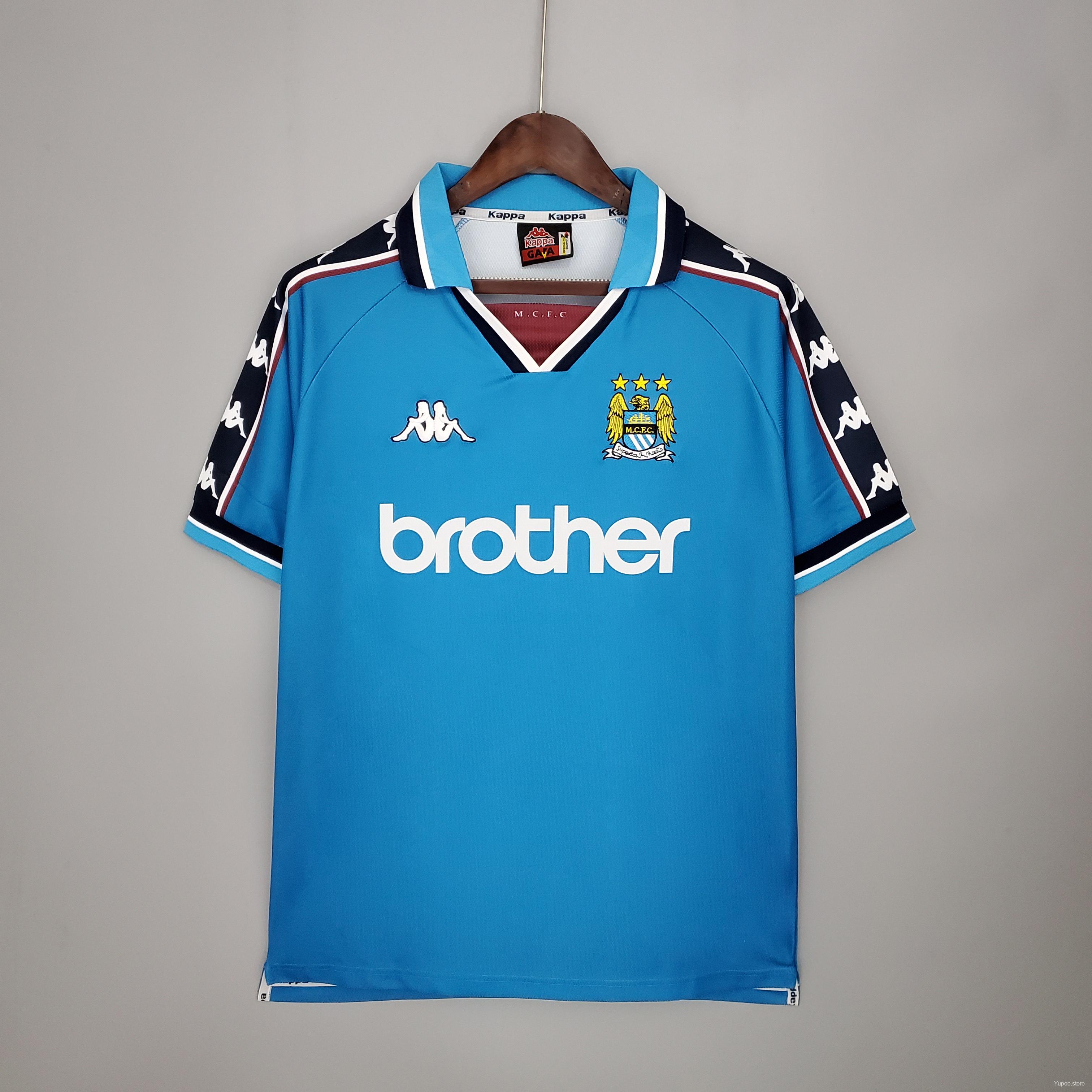 Retro Manchester City 11/12 home Soccer Jersey