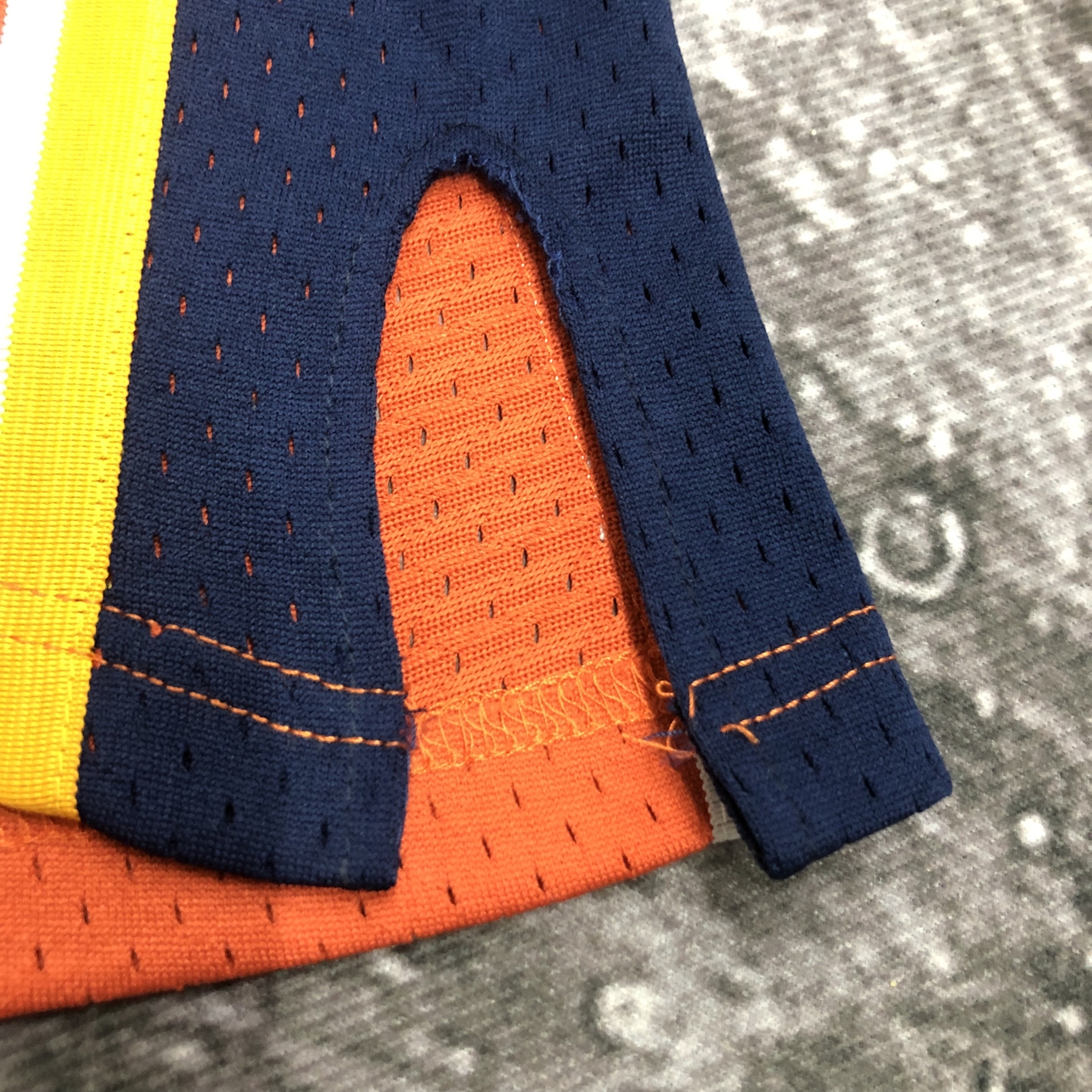 MN Heat Pressed Retro Jersey: SW Warriors 09/10 Orange No.30 Curry