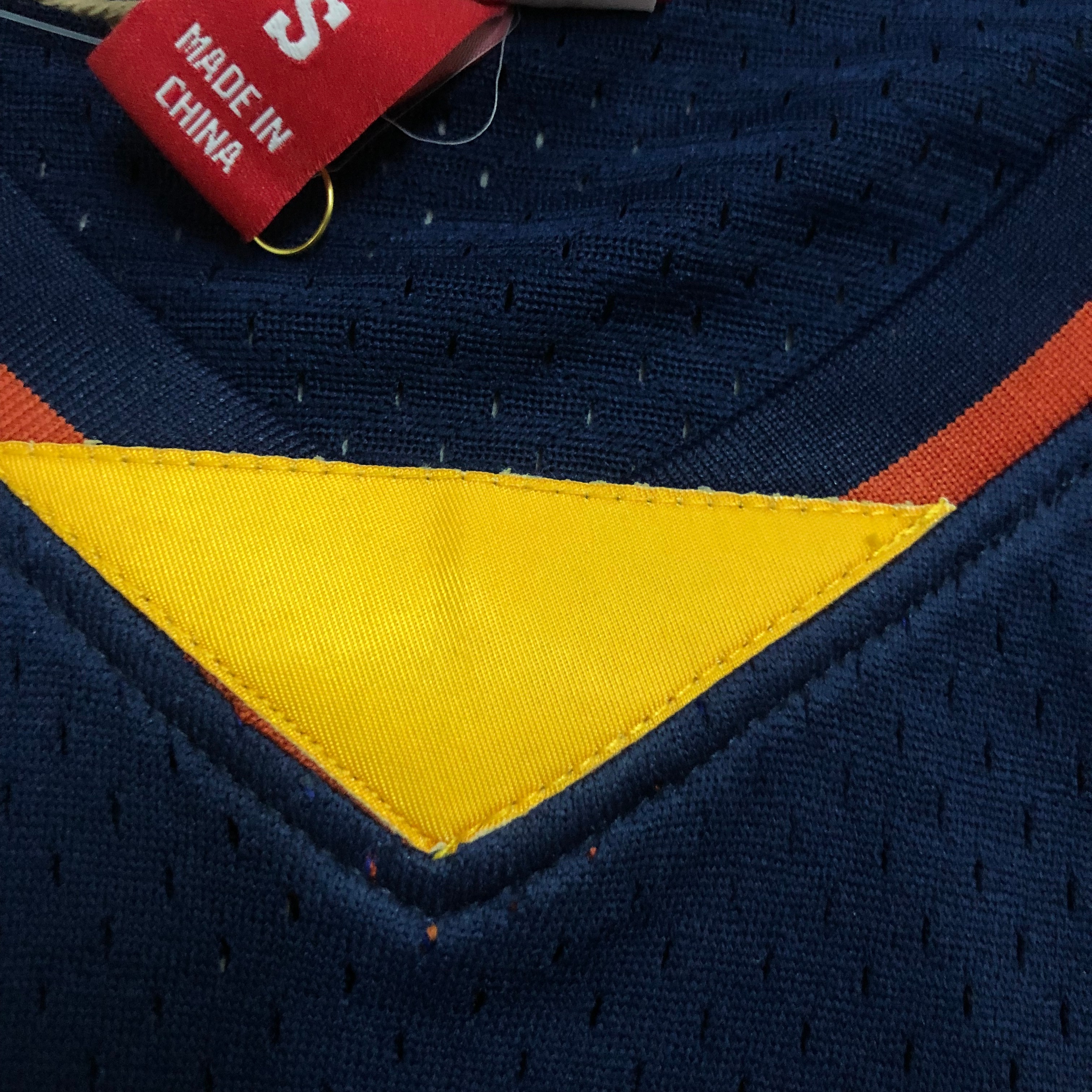 MN Heat Pressed Retro Jersey: SW Warriors 09/10 Dark Blue No.30 Curry