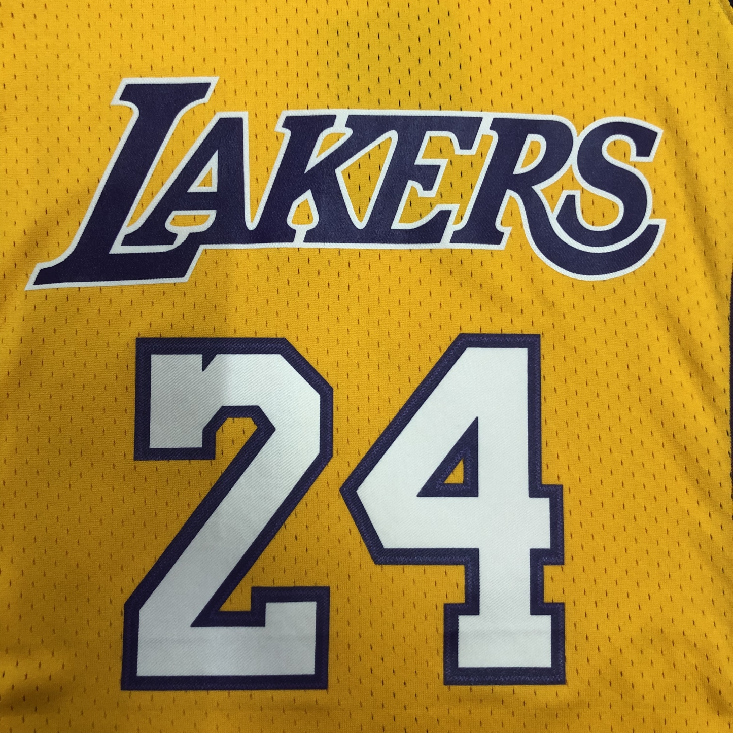 08/09 NBA Los Angeles Lakers KOBE yellow Heat pressed retro version jersey S-XXL