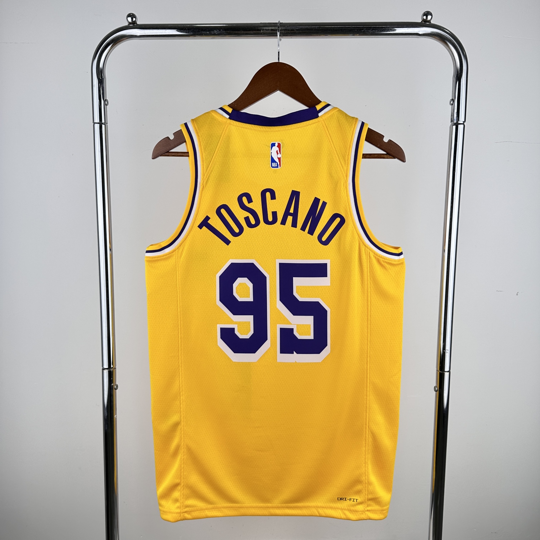2023 NBA Los Angeles Lakers yellow version S-XXL