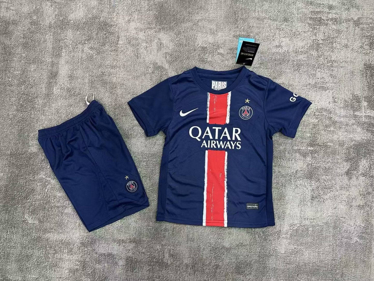 24/25 PSG Paris Saint-Germain home  UCL champion one star kids version size 16-28