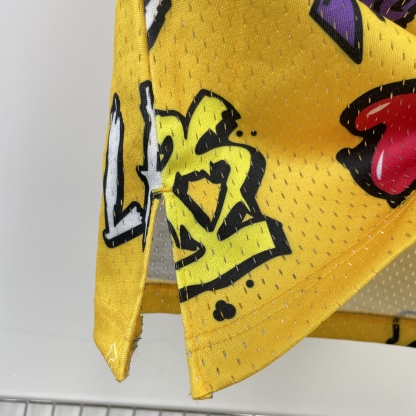 MN Heat Pressed Vintage Jersey: SW Lakers' 96/97 Graffiti 34 O'Neal