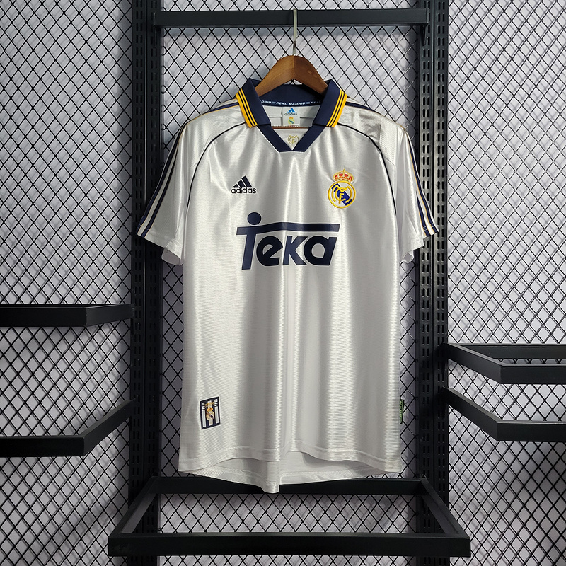 Retro 1998/00 Real Madrid home S-XXL