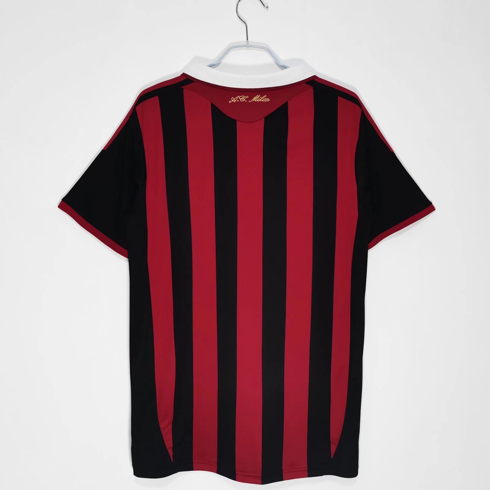 09/10 AC milan home retro version S-XXL