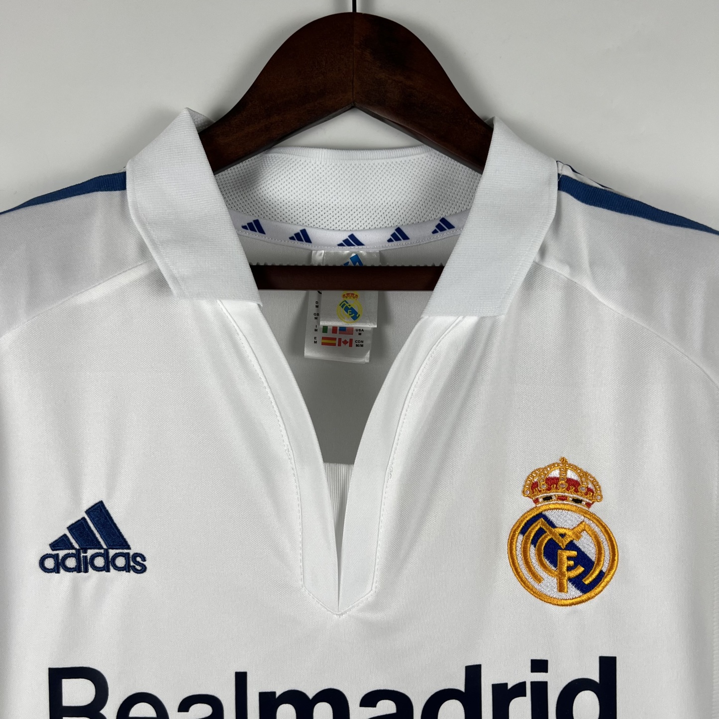 Retro Real Madrid 01/02 Home S-XXL