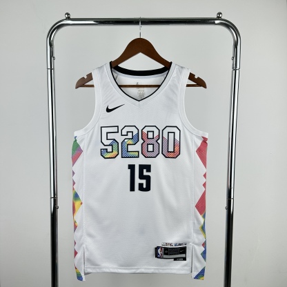 2025 NBA Denver Nuggets Heat pressed city version jersey S-XXL