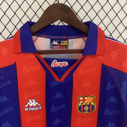 Retro long sleeve Barcelona 96/97 home S-XXL