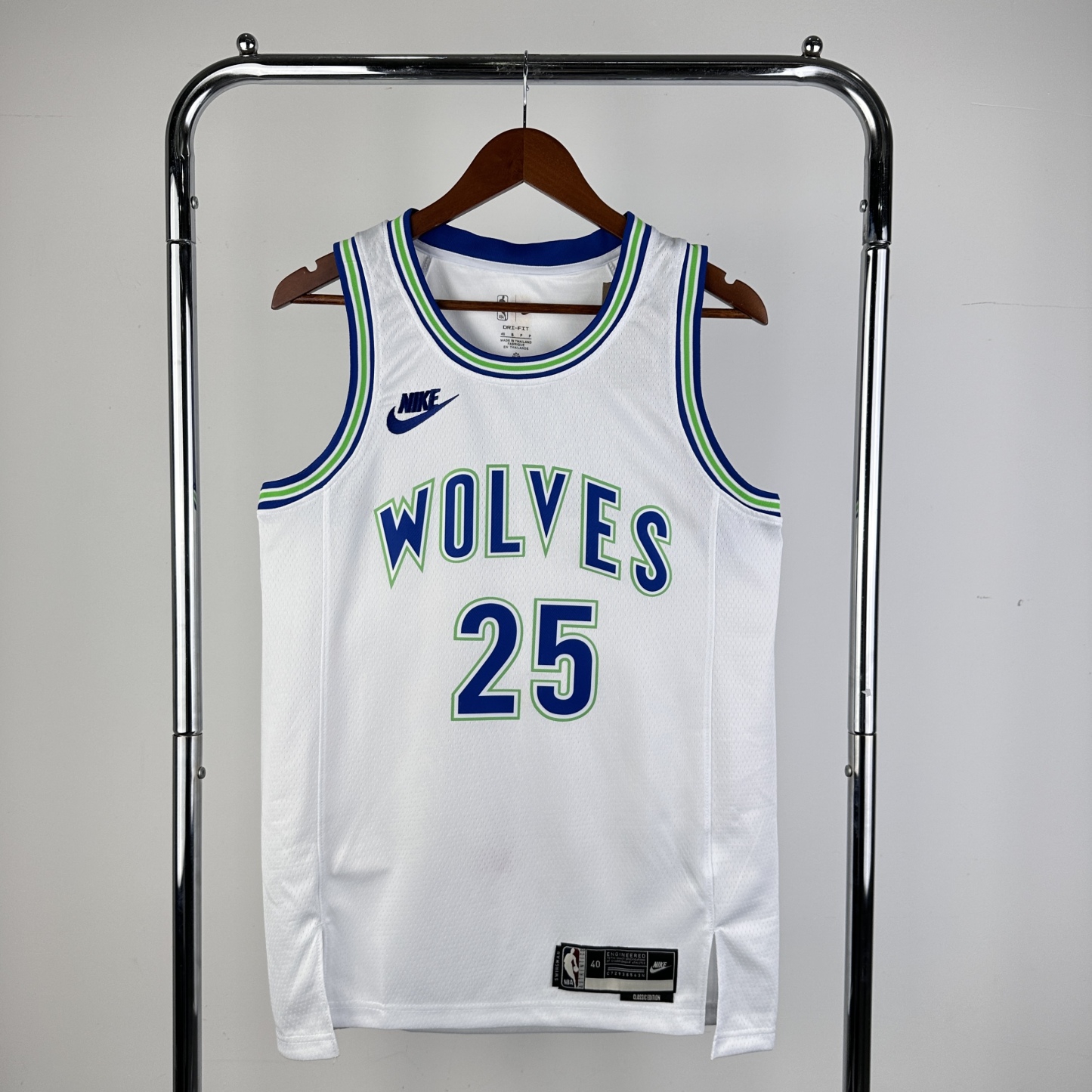 23/24 NBA Minnesota Timberwolves white retro