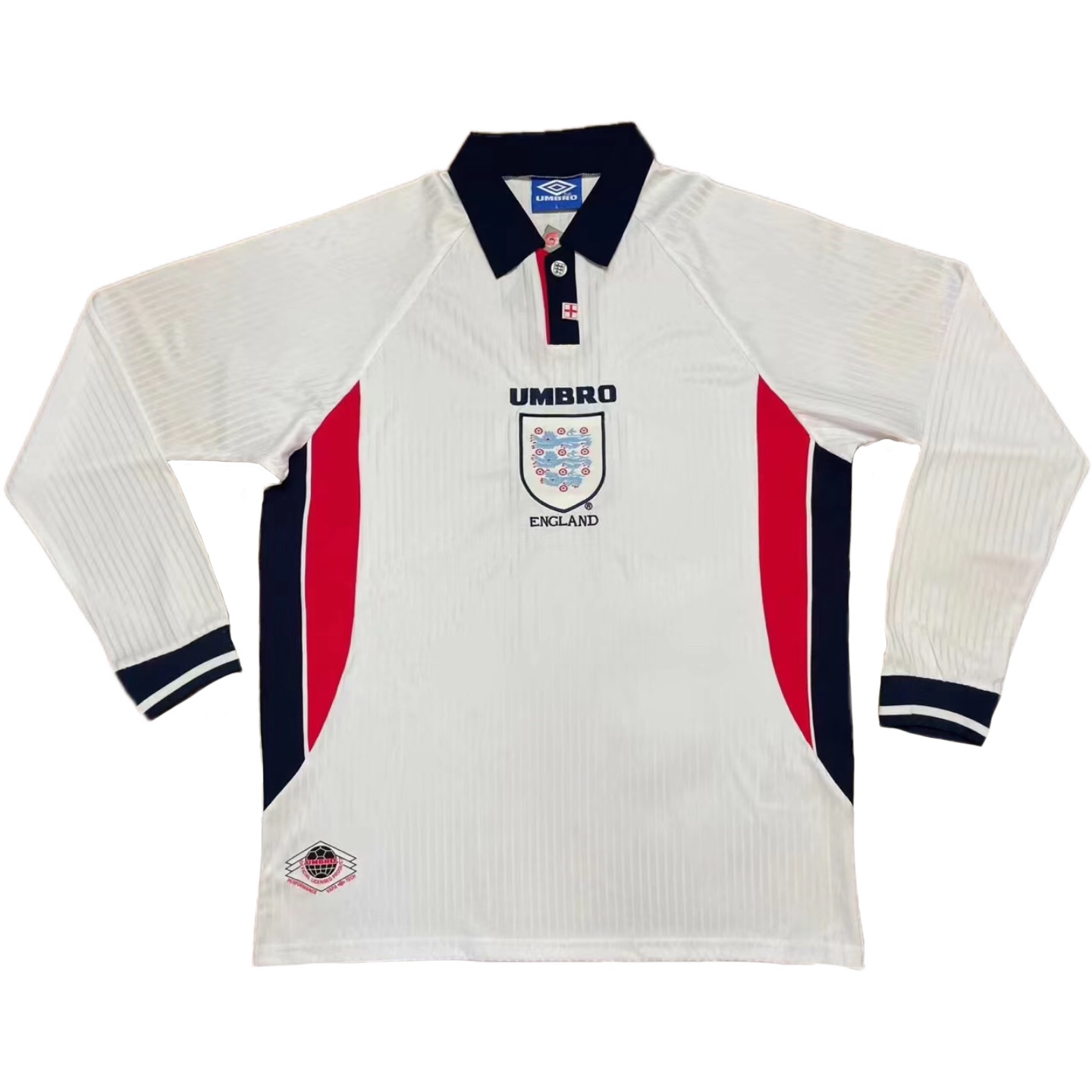 Retro 1998 England Long Sleeves Size: S-XXL