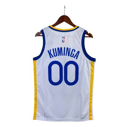 23 Season Warriors V-neck White No.00 Kuminga