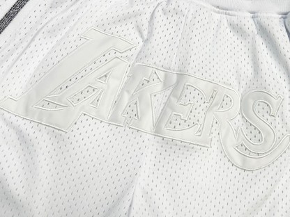 Lakers embroidered basketball shorts