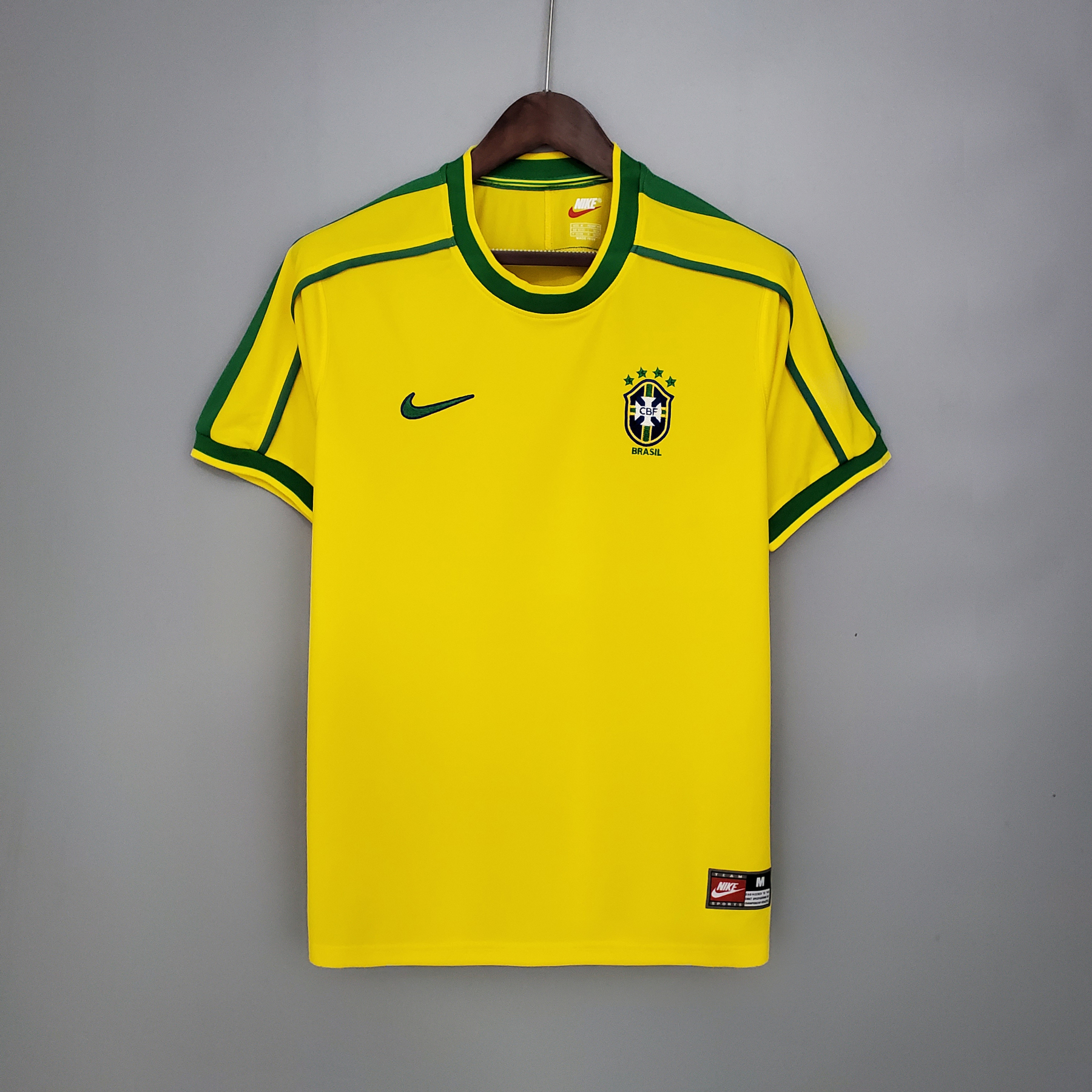 Retro 1998 Brazil home S-XXL