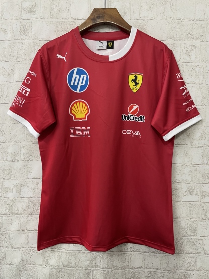 2025 Ferrari F1 Red jersey