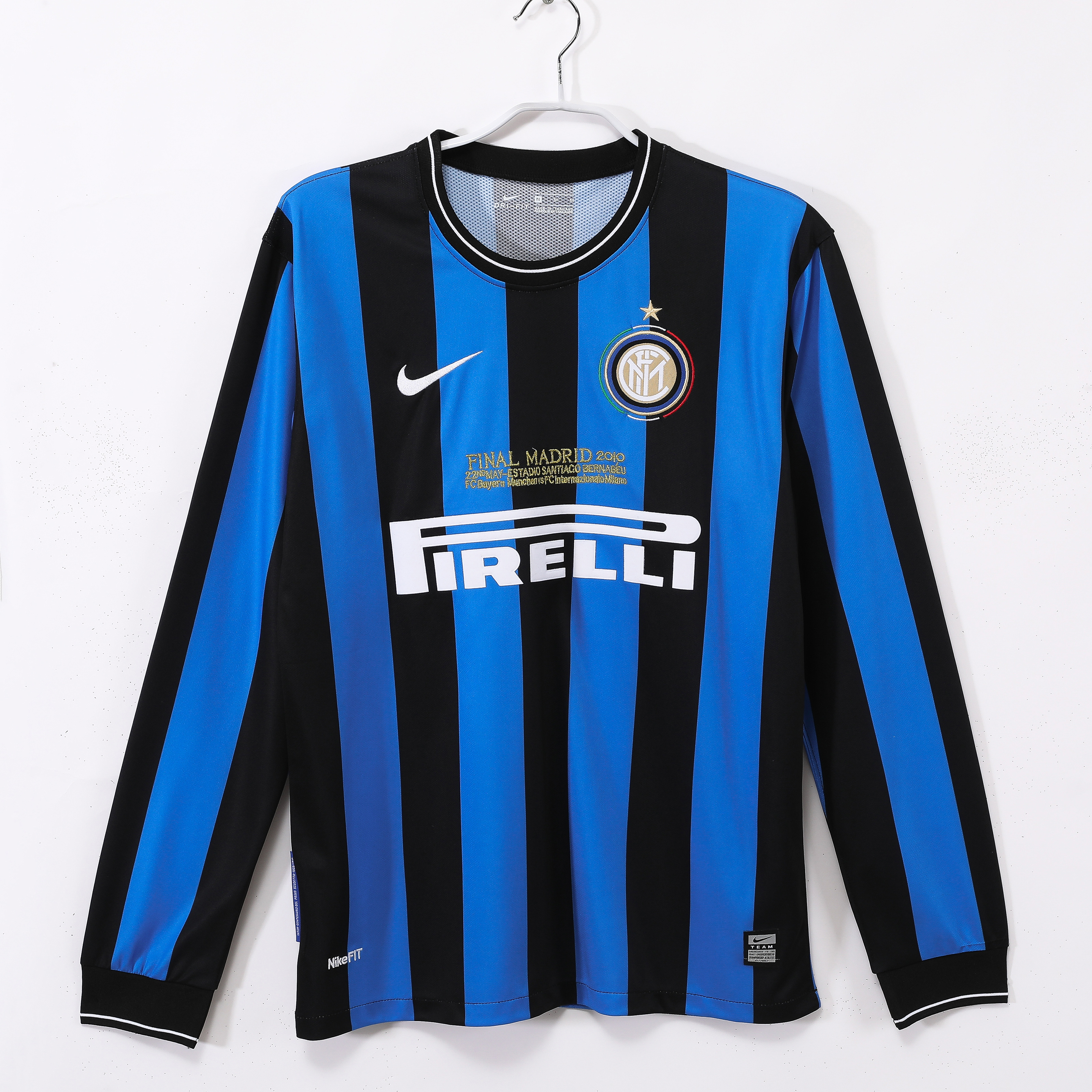 2010 inter milan home long sleeve retro version S-XXL