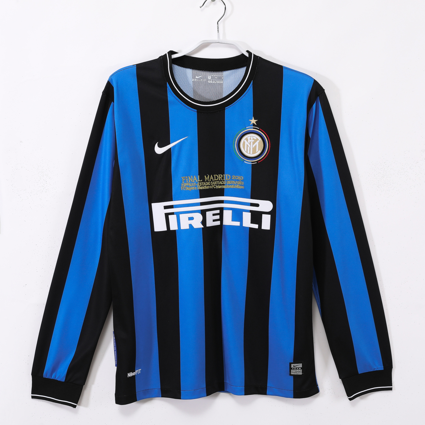 2010 inter milan home long sleeve retro version S-XXL